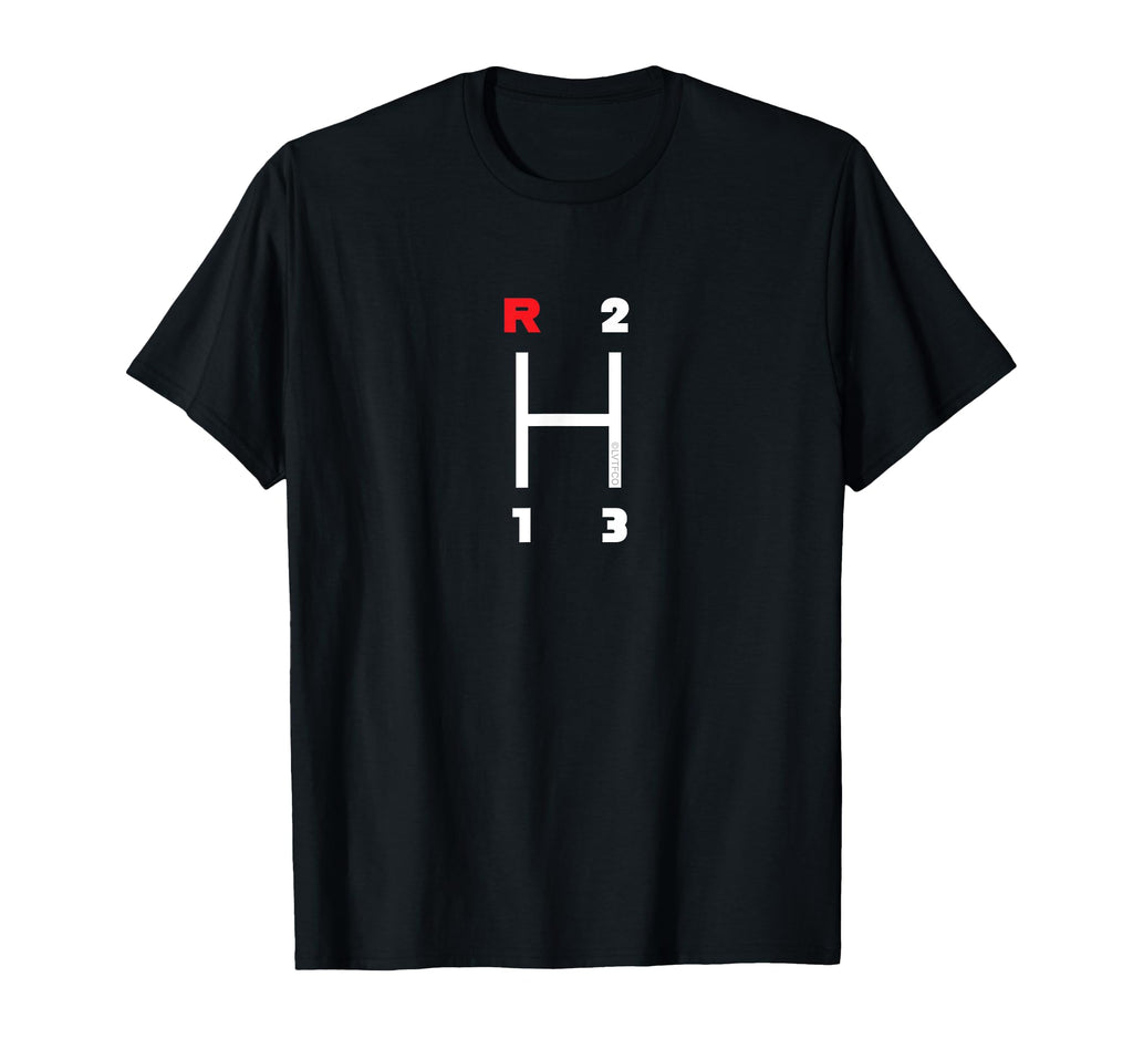 Car Gear Shifter Pattern Manual T-Shirt - Streetwear Style for Adults - T-Shirt, Sweatshirt, Hoodie