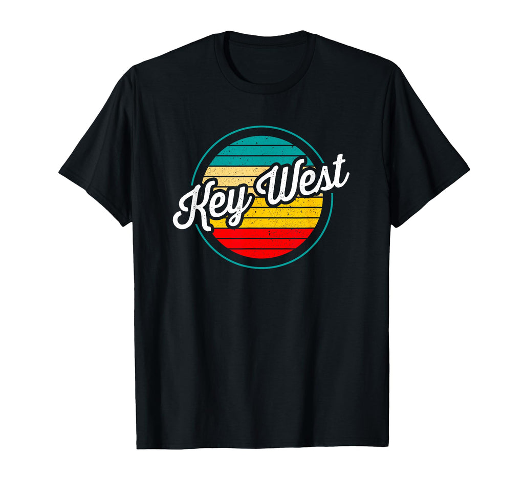 Key West Florida Sunset Distressed Beach T-Shirt - Unique Graphic Men Women - T-Shirt, Sweatshirt, Hoodie
