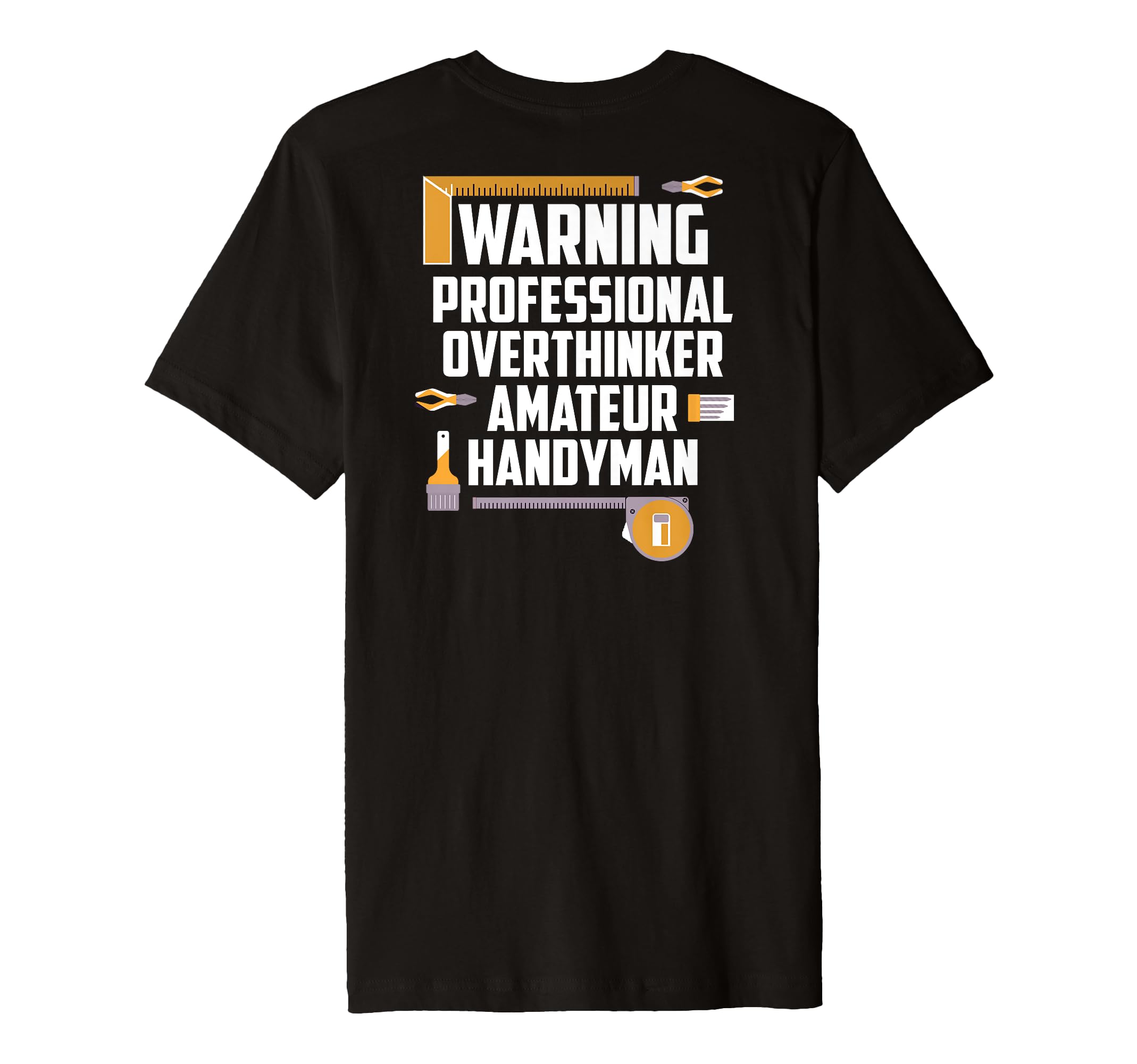 Warning Professional Overthinker T-Shirt - Trendy Graphic for Adults - T-Shirt, Sweatshirt, Hoodie