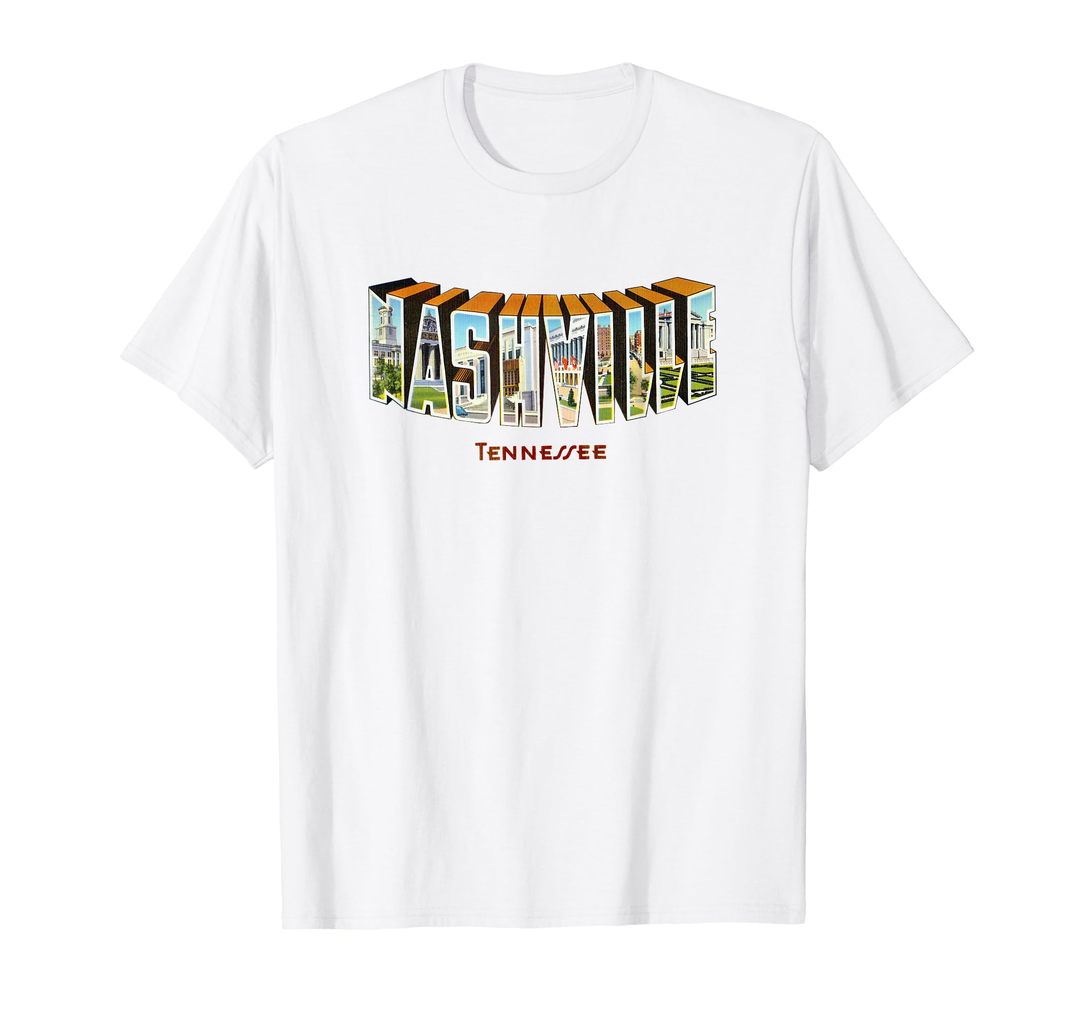 Nashville Tennessee Tn Souvenir T-Shirt - Unique Graphic Men Women - T-Shirt, Sweatshirt, Hoodie