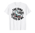 Roller Skating Nostalgia Skaters Fans Hoodie - Graphic Print for Adults - T-Shirt, Sweatshirt, Hoodie