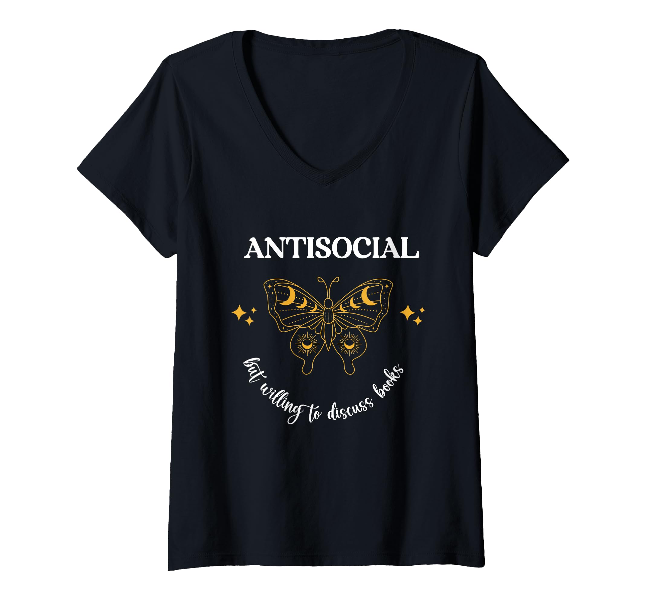 Womens Antisocial Book Club Introvert T-Shirt - Streetwear Style Unisex - T-Shirt, Sweatshirt, Hoodie