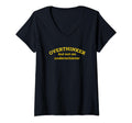 Overthinker But Not Underachiever V Neck T-Shirt - Unique Graphic Unisex - T-Shirt, Sweatshirt, Hoodie