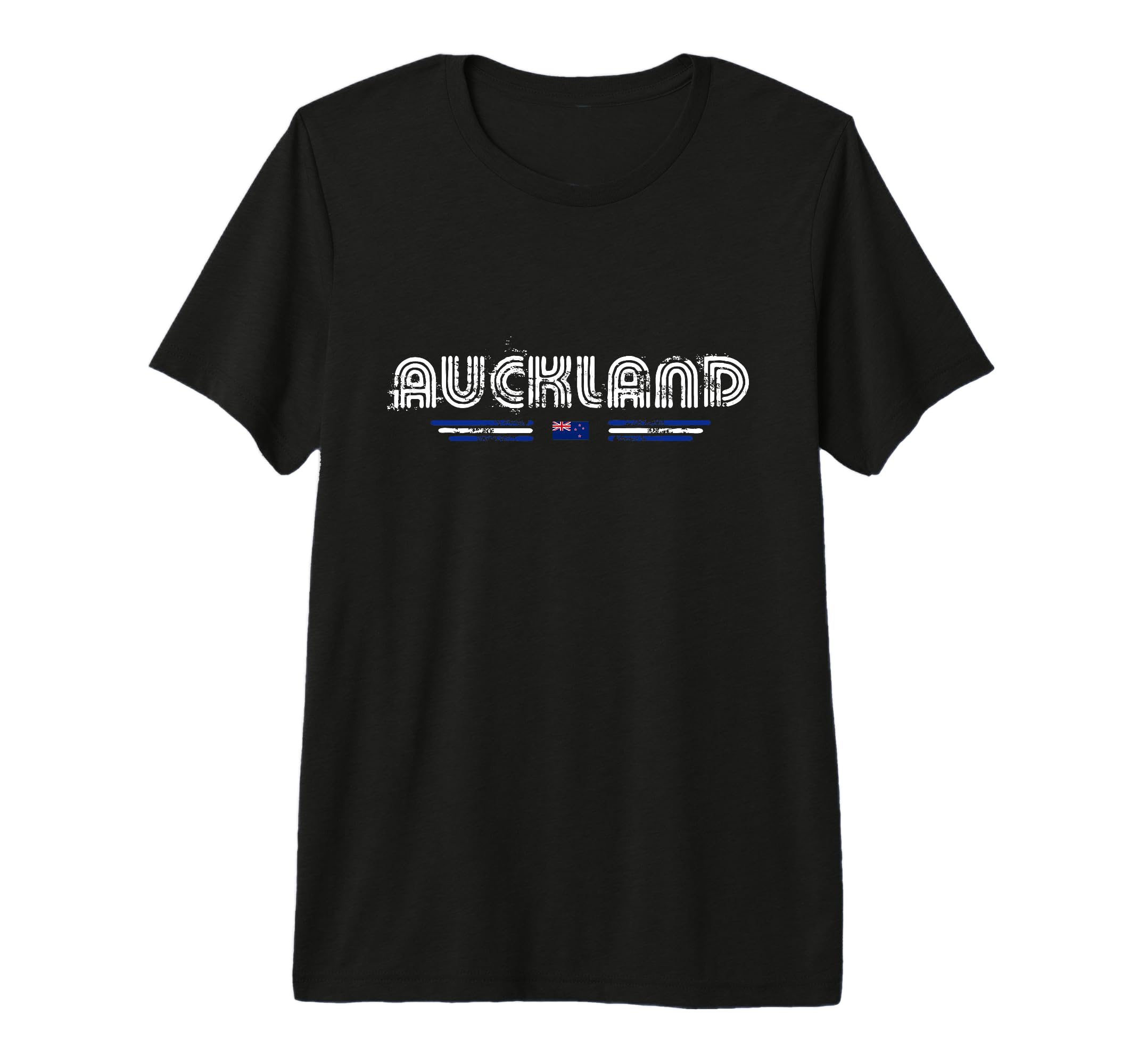 Auckland New Zealand 70S 80S Type Tri T-Shirt - Novelty Apparel Unisex - T-Shirt, Sweatshirt, Hoodie