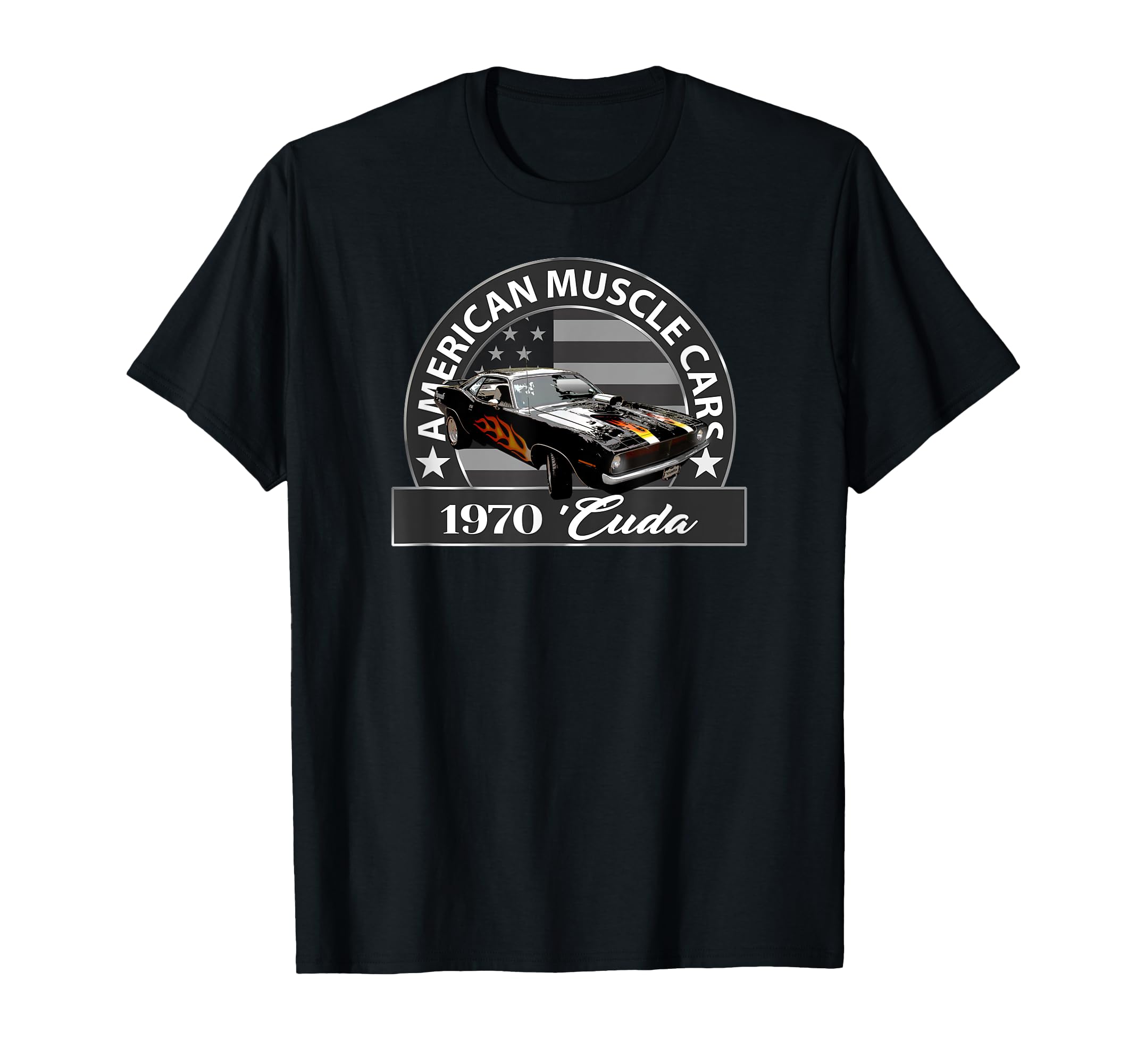 American Muscle Cars 1970 Cuda T-Shirt - Aesthetic Graphic for Adults - T-Shirt, Sweatshirt, Hoodie