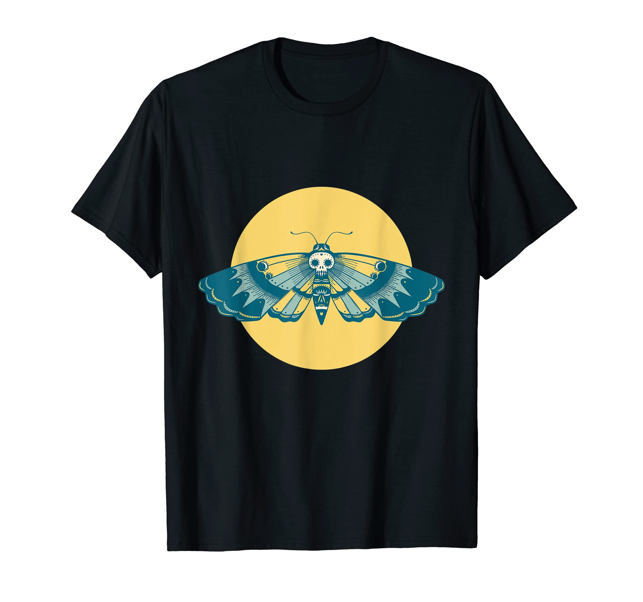 Sacred Moth Goth Horror Antisocial T-Shirt - Fun Novelty Design for Adults - T-Shirt, Sweatshirt, Hoodie
