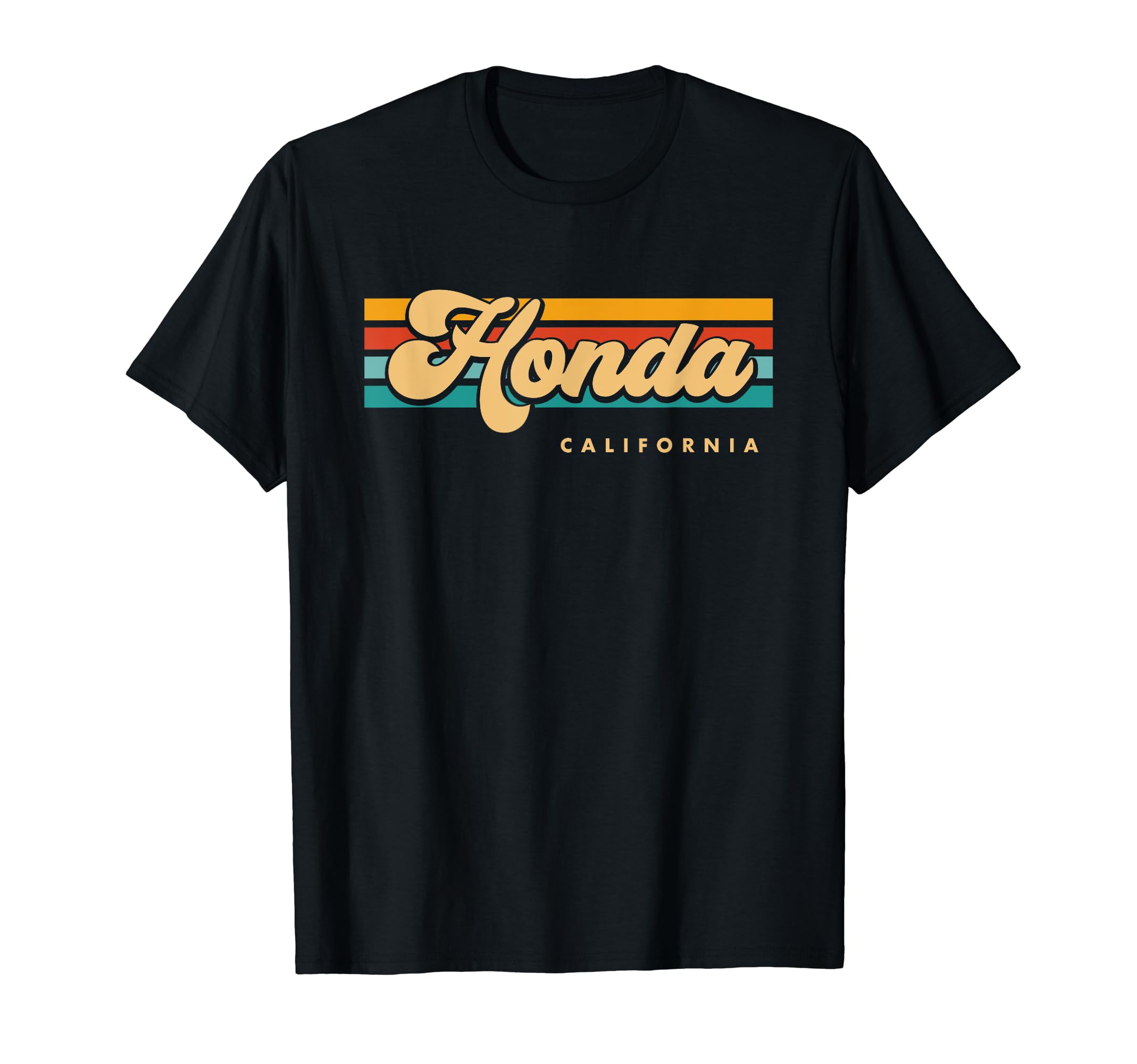 Sunset Stripes Honda California T-Shirt - Casual Everyday Wear for Adults - T-Shirt, Sweatshirt, Hoodie