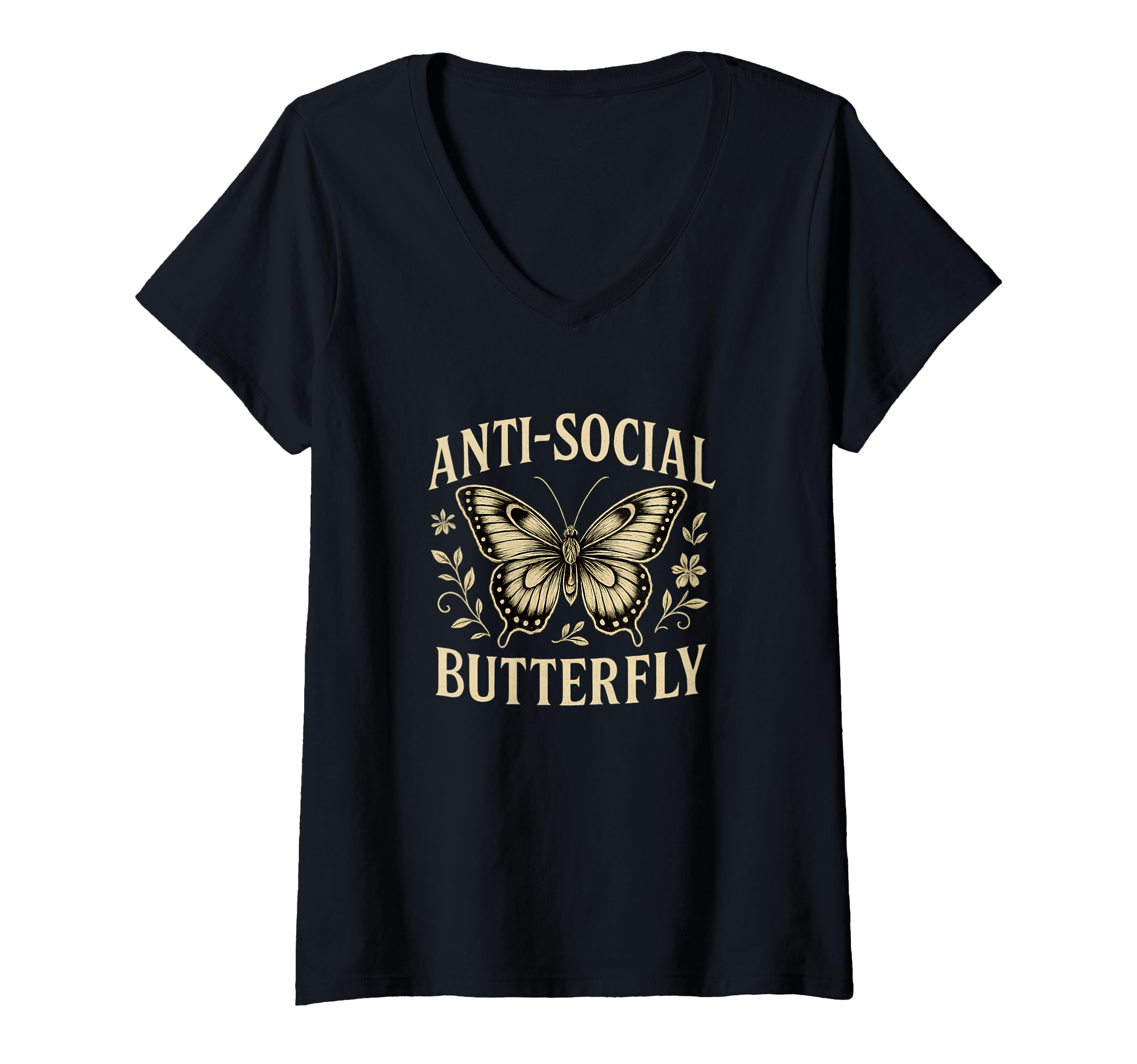 Womens Anti Social Funny T-Shirt - Casual Everyday Wear Men Women - T-Shirt, Sweatshirt, Hoodie
