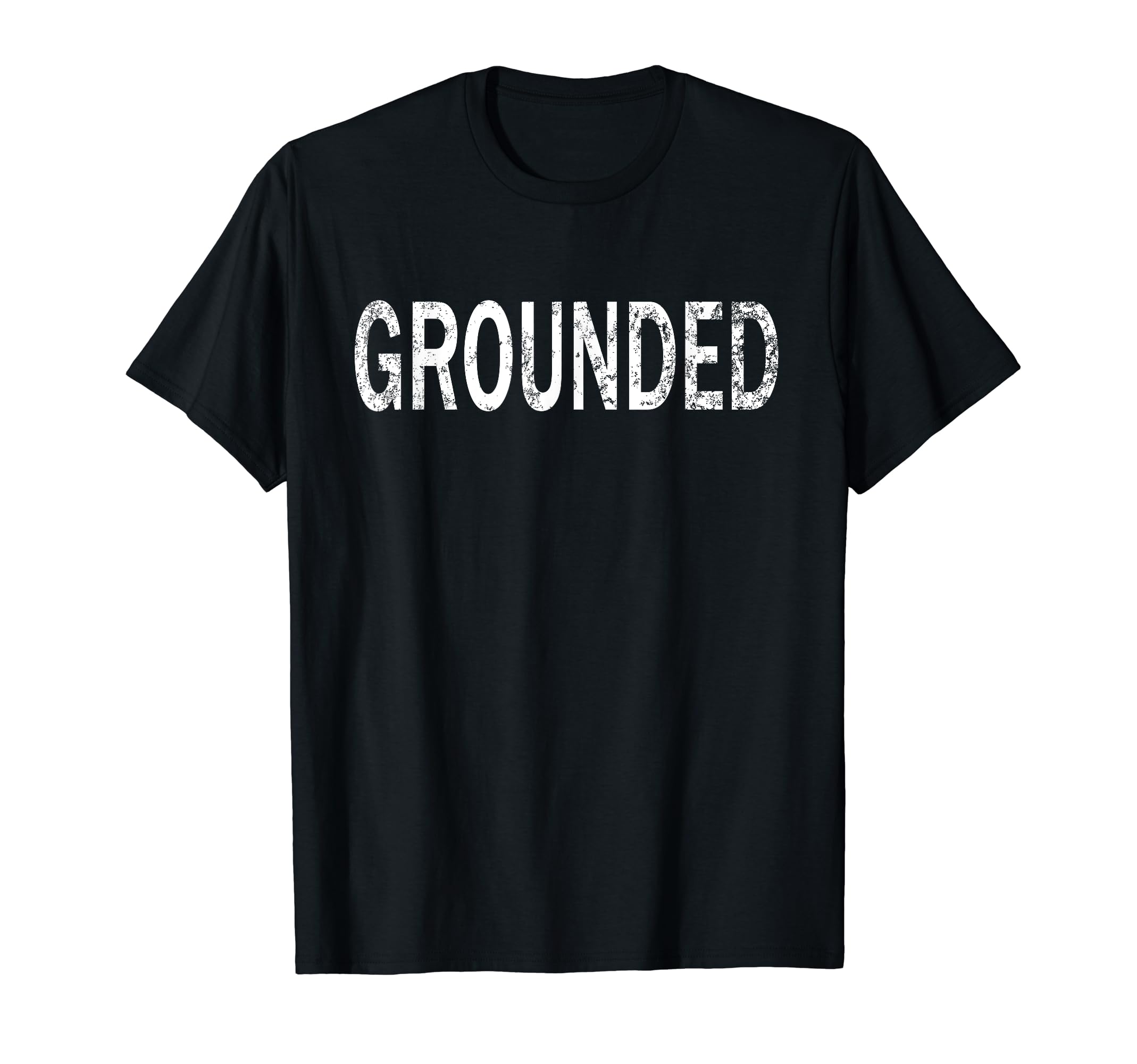 Grounded Distressed Mindfulness T-Shirt - Trendy Graphic for Adults - T-Shirt, Sweatshirt, Hoodie