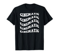 Cinematic Wavy Text T-Shirt - Unique Graphic Men Women - T-Shirt, Sweatshirt, Hoodie