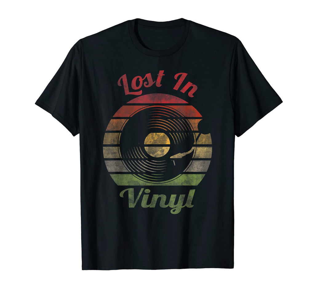 Lost Vinyl Record Player T-Shirt - Novelty Apparel Unisex - T-Shirt, Sweatshirt, Hoodie