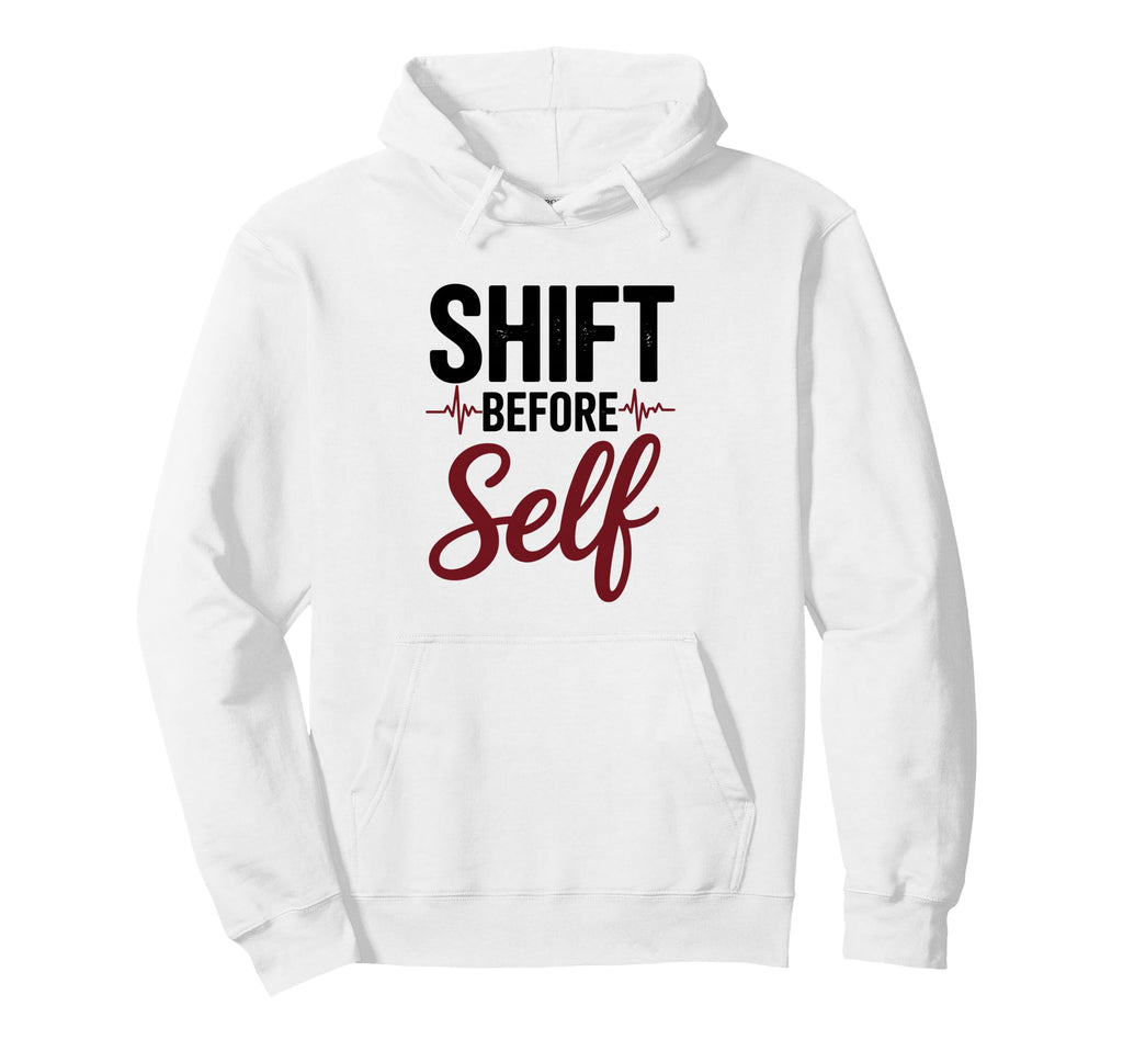 Shift Before Self Heartbeat Hoodie - Aesthetic Graphic for Adults - T-Shirt, Sweatshirt, Hoodie