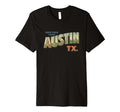 Austin Texas Postcard And Co T-Shirt - Graphic Print for Adults - T-Shirt, Sweatshirt, Hoodie