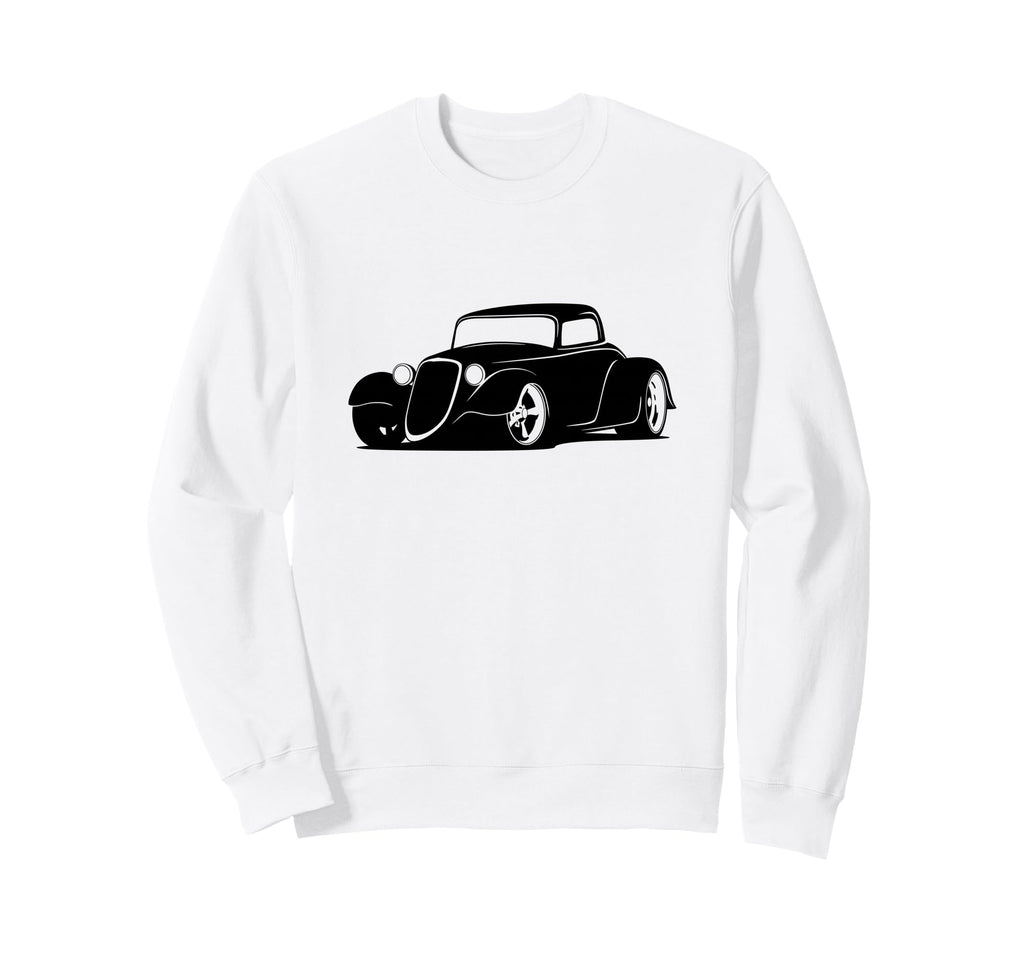 Custom Hotrod Car Illustration Sweatshirt - Aesthetic Graphic Unisex - T-Shirt, Sweatshirt, Hoodie
