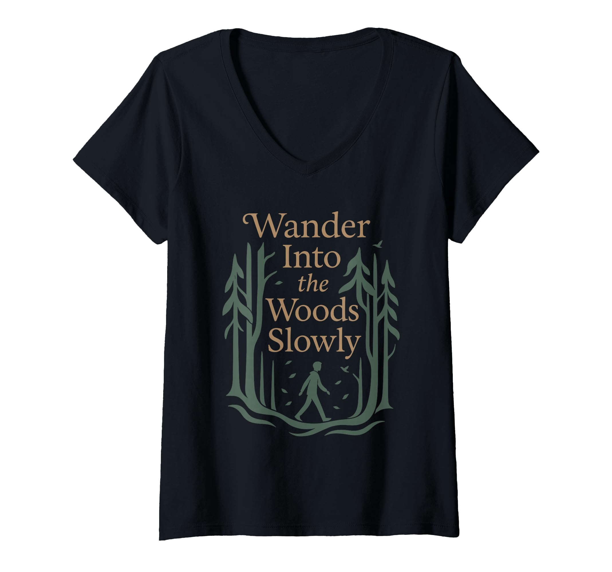 Womens Forest Walk Overthinker Mental T-Shirt - Streetwear Style Unisex - T-Shirt, Sweatshirt, Hoodie