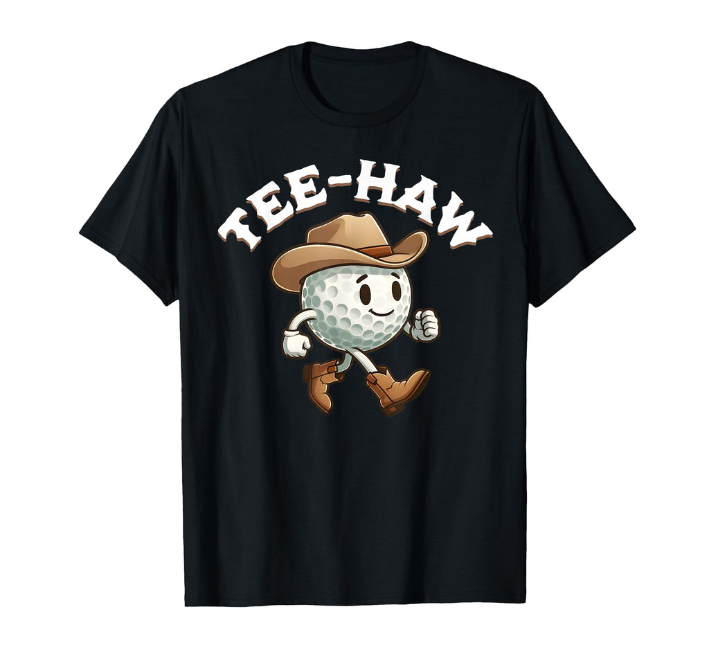 Western Haw Yall Funny Golf Ball T-Shirt - Fun Novelty Design for Adults - T-Shirt, Sweatshirt, Hoodie