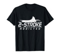 Motocross 2 Stroke Addict Biker T-Shirt - Custom Art Print Men Women - T-Shirt, Sweatshirt, Hoodie