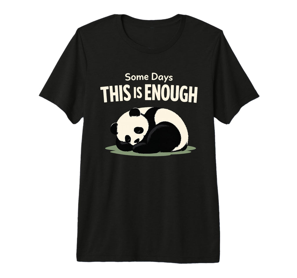 Sleepy Panda Burnout Recovery Stress T-Shirt - Casual Everyday Wear Unisex - T-Shirt, Sweatshirt, Hoodie