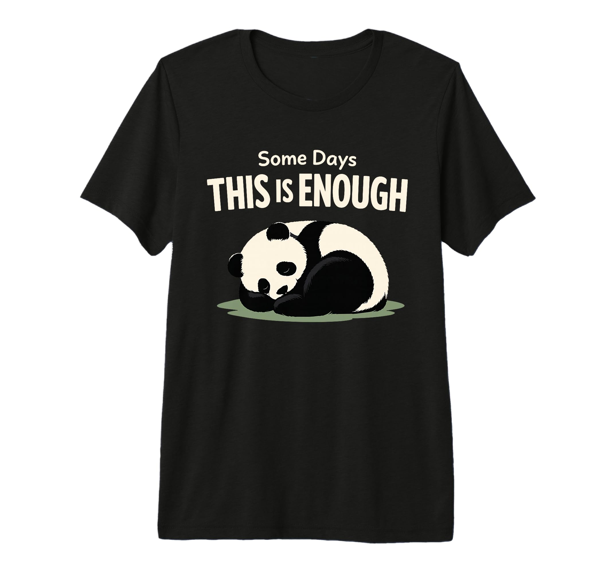 Sleepy Panda Burnout Recovery Stress T-Shirt - Casual Everyday Wear Unisex - T-Shirt, Sweatshirt, Hoodie