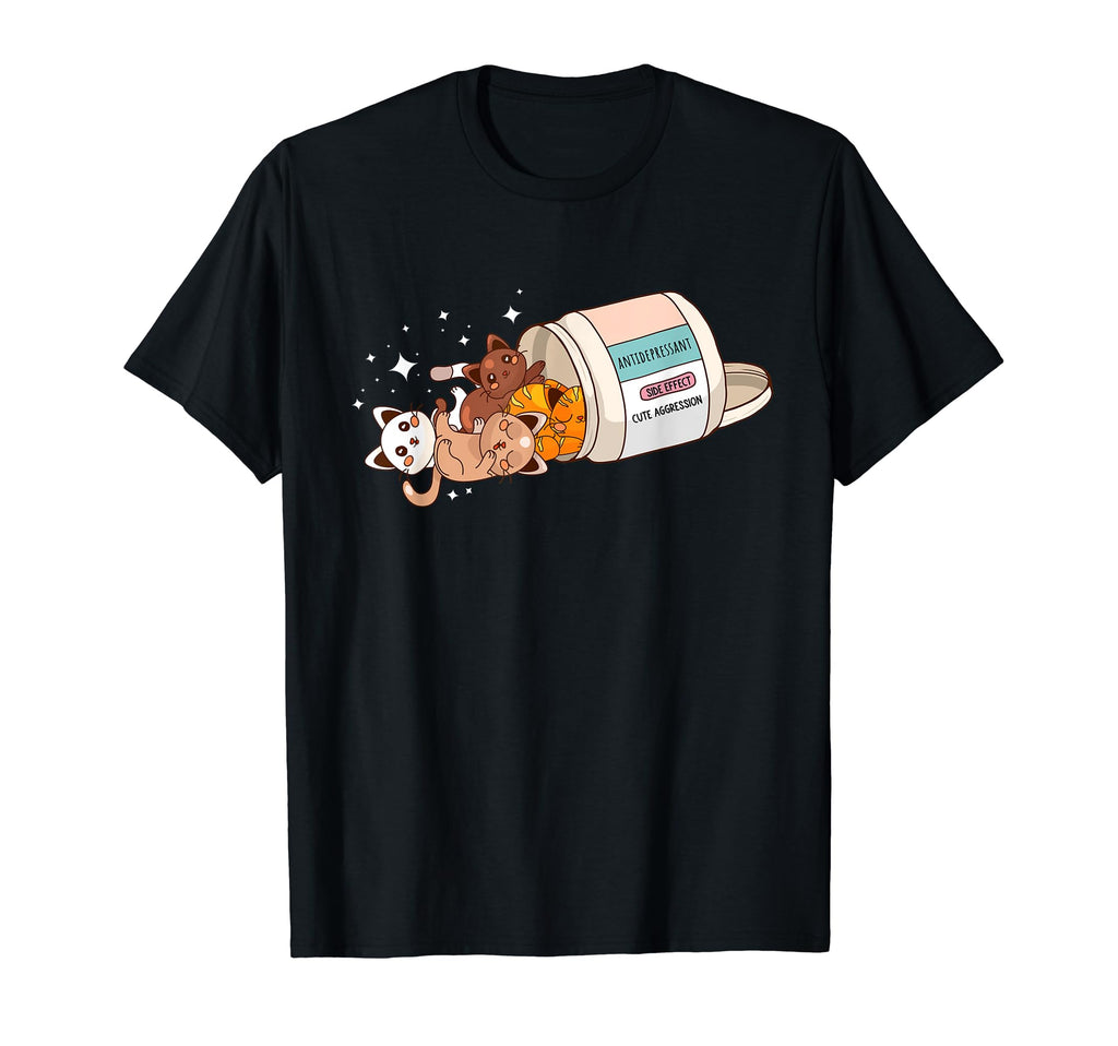 Cat Antidepressant Mental Health Cats T-Shirt - Novelty Apparel Men Women - T-Shirt, Sweatshirt, Hoodie