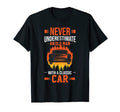 Never Underestimate Old Car T-Shirt - Casual Everyday Wear for Adults - T-Shirt, Sweatshirt, Hoodie