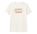 Happy Birthday Robin Personalized Name T-Shirt - Aesthetic Graphic Unisex - T-Shirt, Sweatshirt, Hoodie