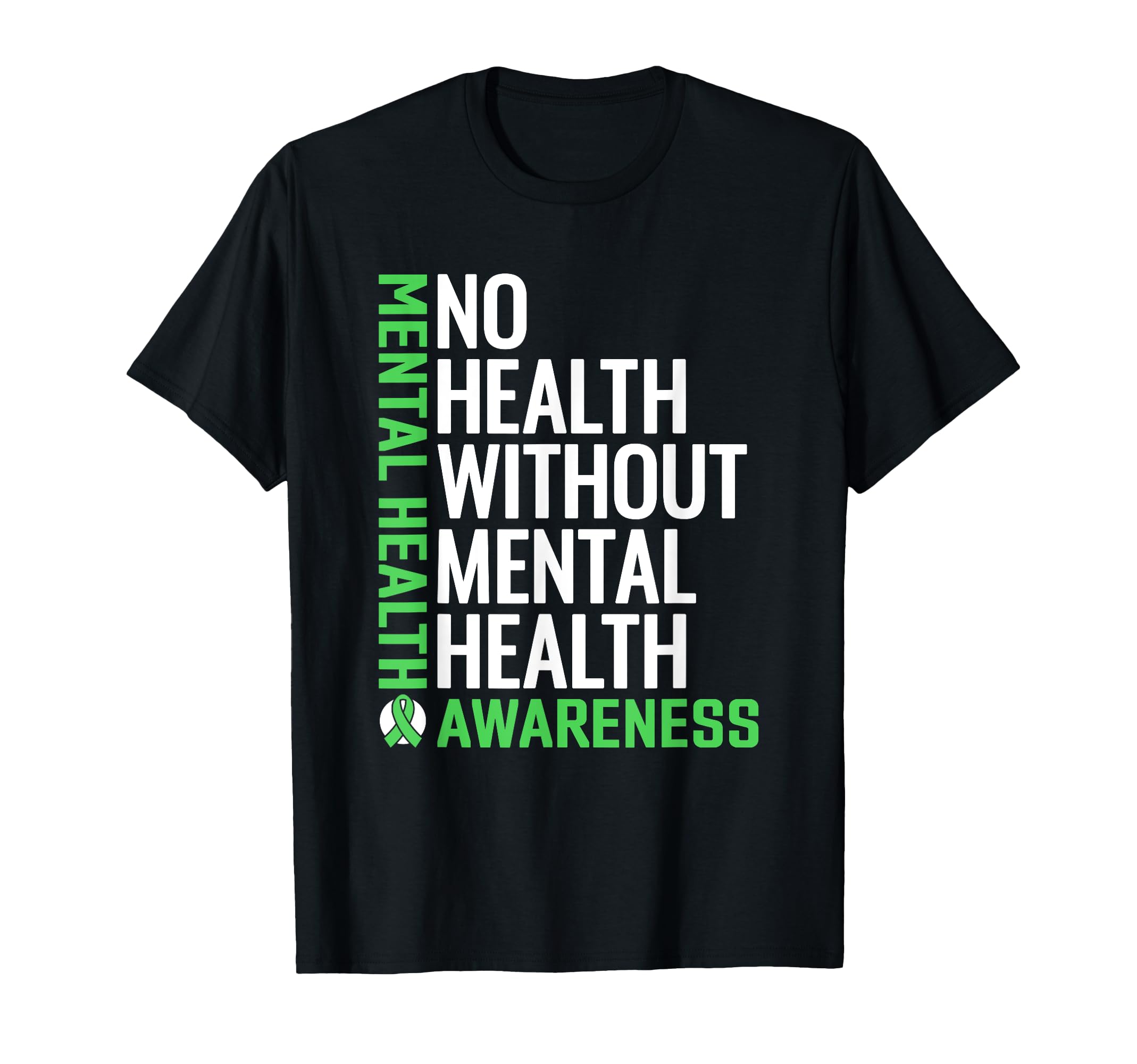 Mental Health Fight Stigma Mental T-Shirt - Aesthetic Graphic Men Women - T-Shirt, Sweatshirt, Hoodie