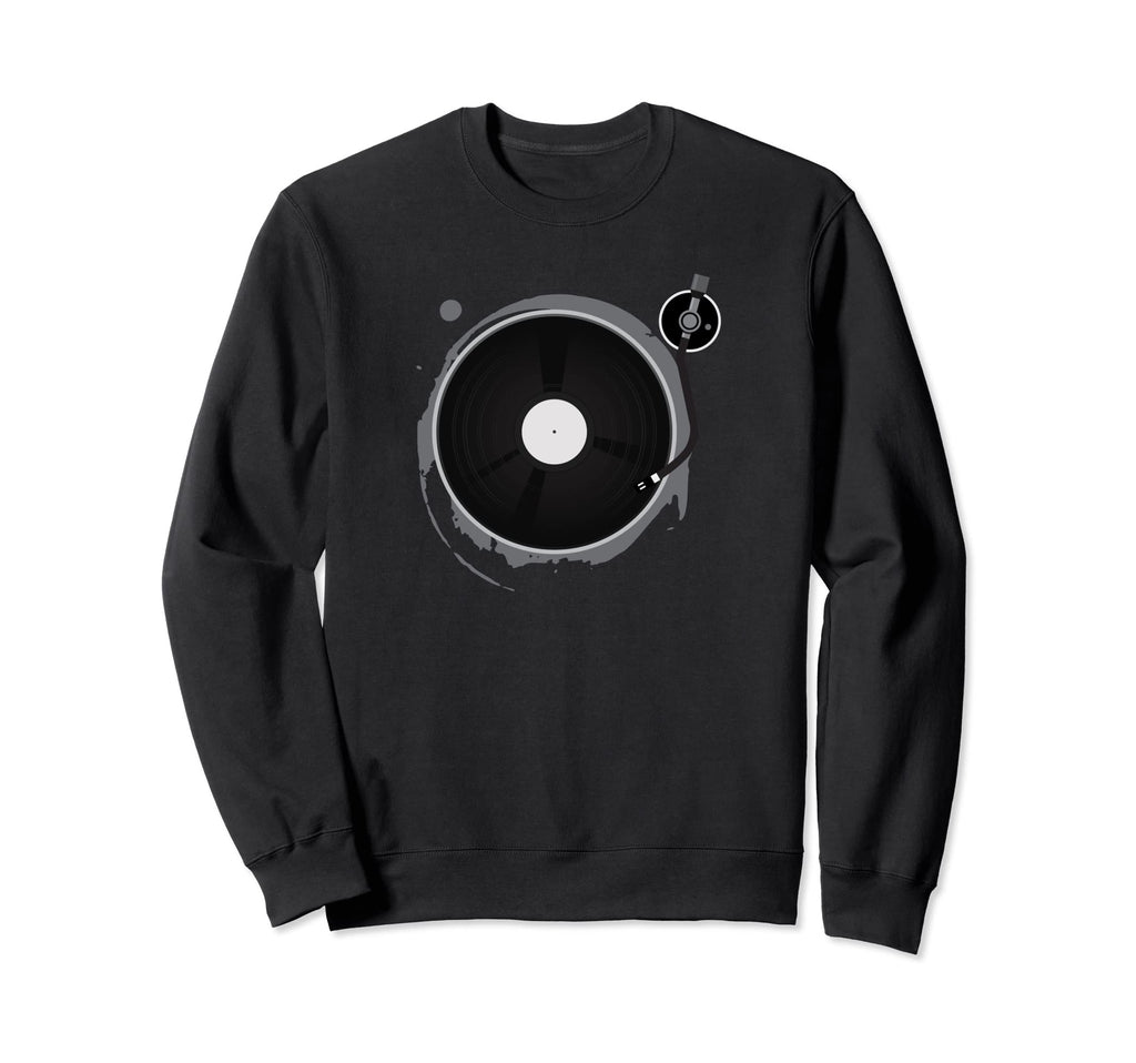Vinyl Record Player Summer Vibes Sweatshirt - Aesthetic Graphic Men Women - T-Shirt, Sweatshirt, Hoodie