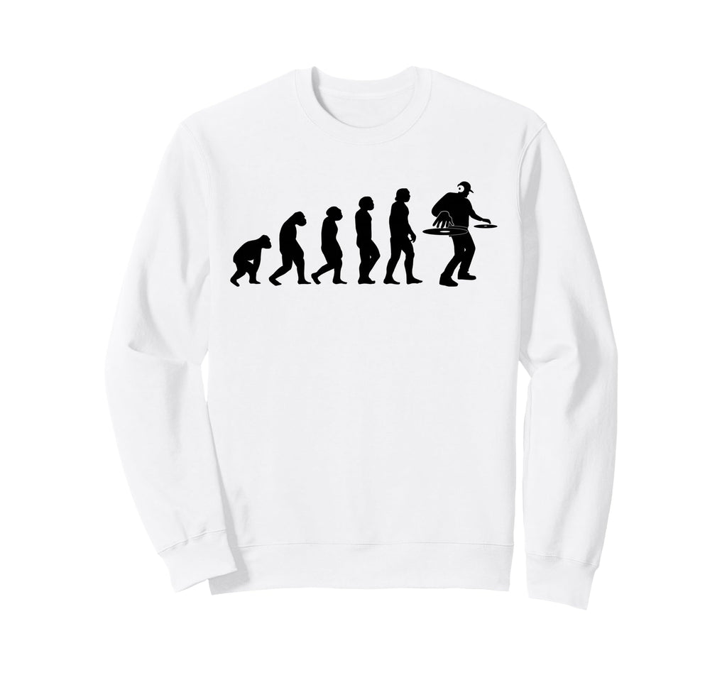 80S Music Disk Jockey Dj Vinyl Sweatshirt - Custom Art Print Men Women - T-Shirt, Sweatshirt, Hoodie