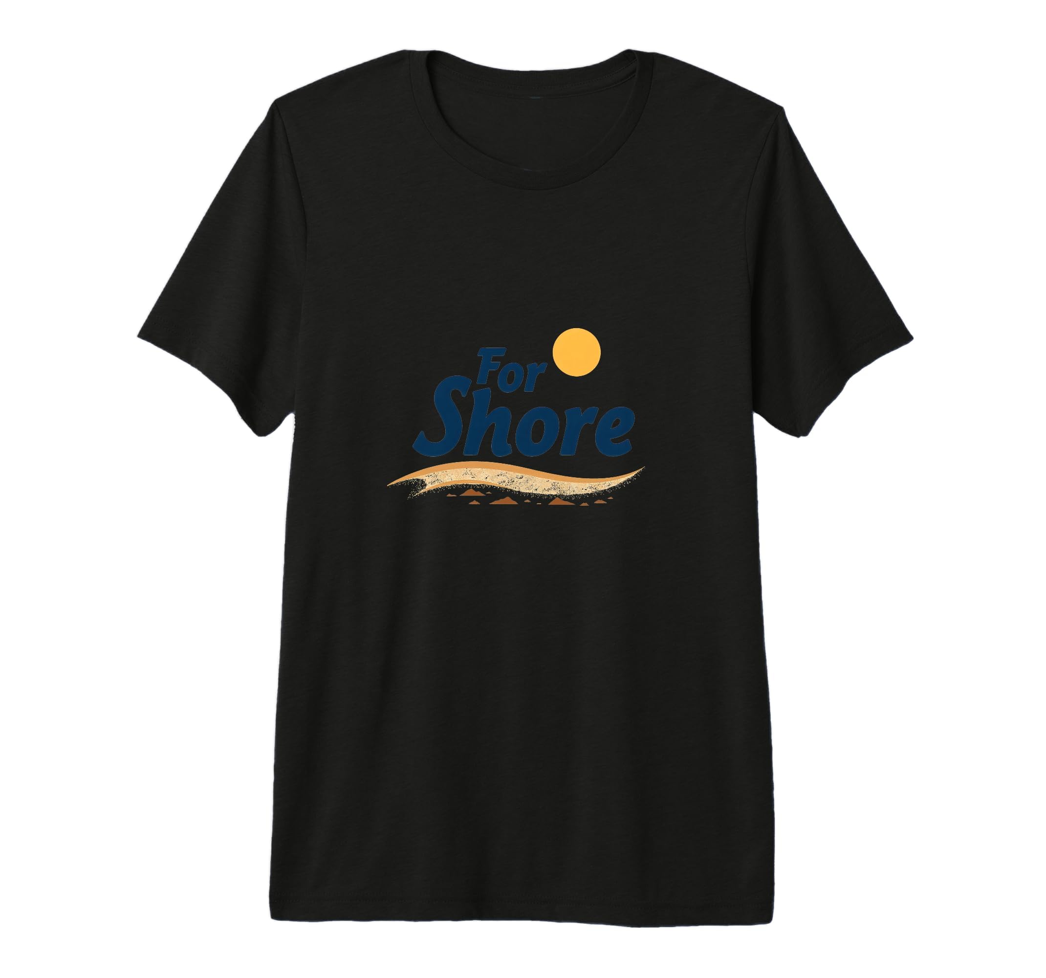 Shore Sunny Beach Coastal Typography T-Shirt - Aesthetic Graphic Men Women - T-Shirt, Sweatshirt, Hoodie