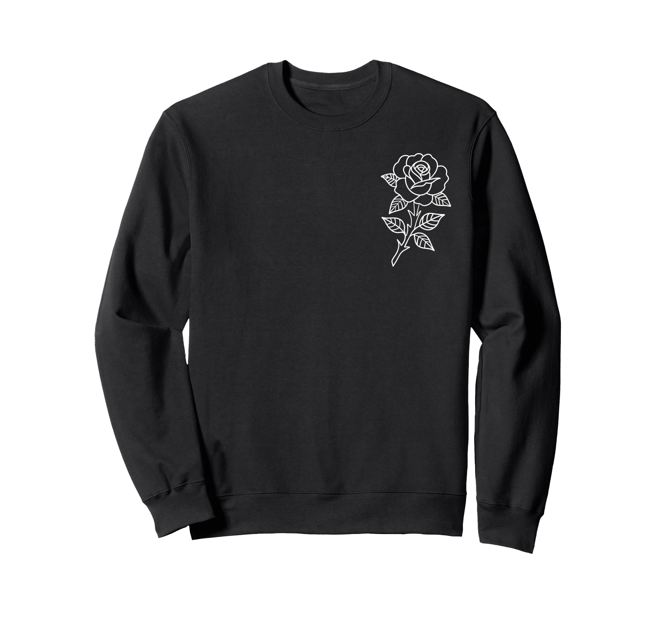 Rose American Traditional Tattoo Flash Sweatshirt - Streetwear Style Unisex - T-Shirt, Sweatshirt, Hoodie