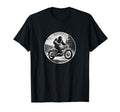 Fun Bigfoot Sasquatch Motorcycle Biker T-Shirt - Novelty Apparel for Adults - T-Shirt, Sweatshirt, Hoodie