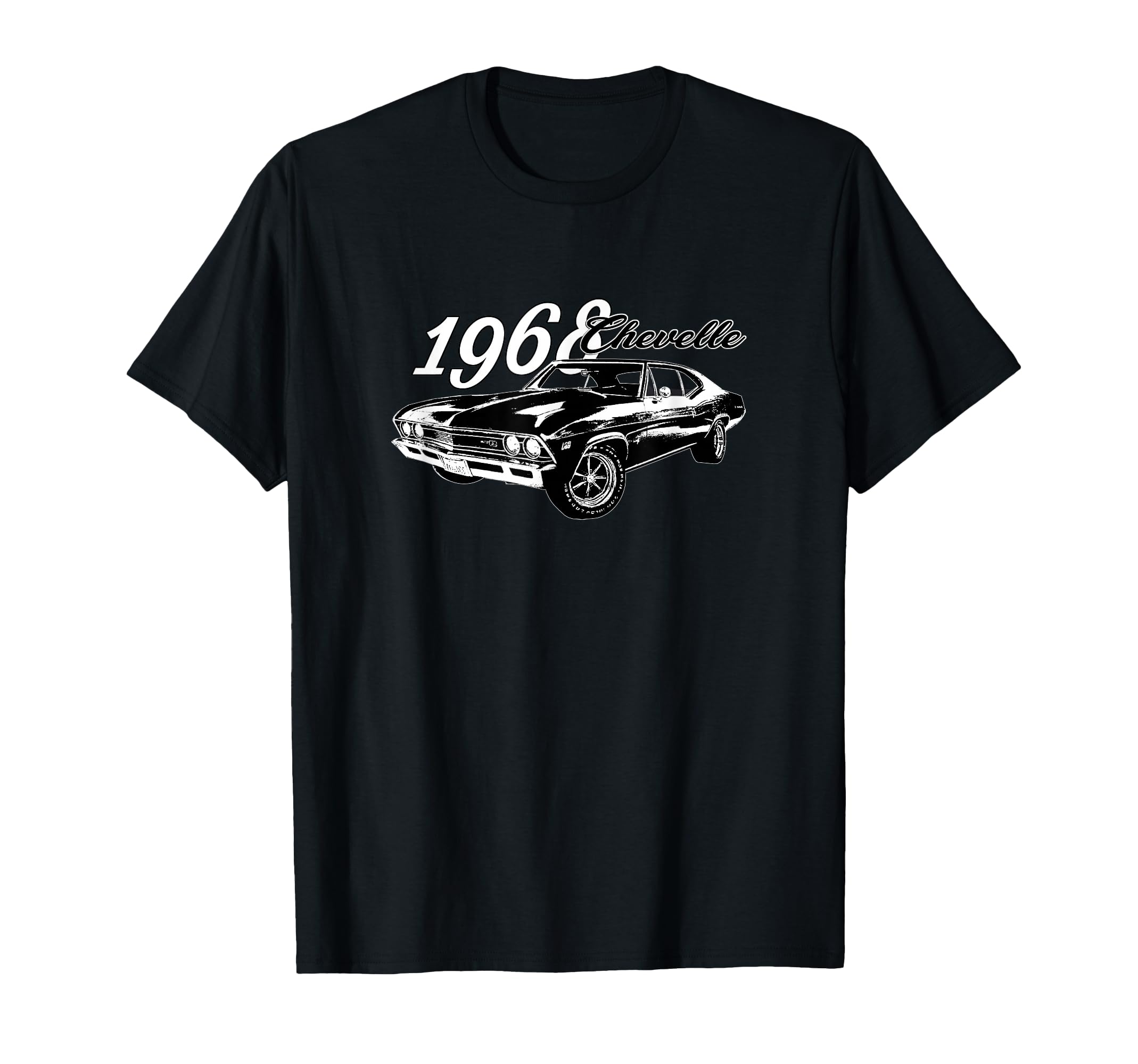 1968 Chevelle American Muscle Car V8 T-Shirt - Unique Graphic for Adults - T-Shirt, Sweatshirt, Hoodie