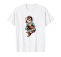 Mermaid American Traditional Tattoo T-Shirt - Fun Novelty Design Men Women - T-Shirt, Sweatshirt, Hoodie