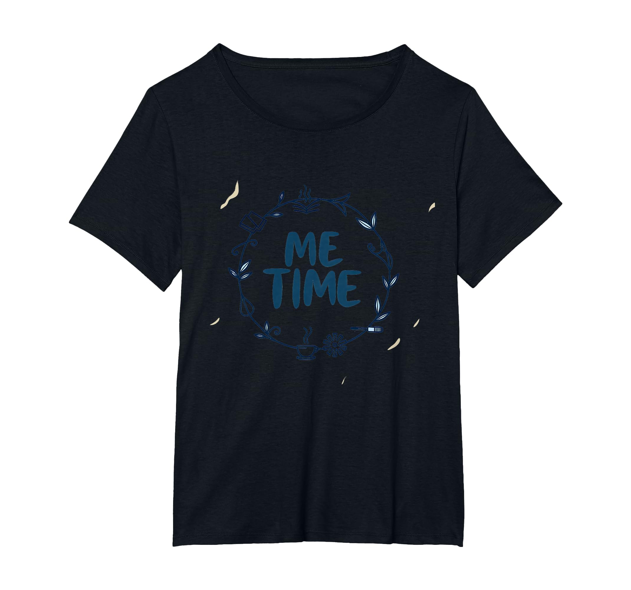 Me Time Cozy Self Care Wreath T-Shirt - Casual Everyday Wear Men Women - T-Shirt, Sweatshirt, Hoodie