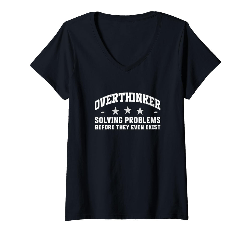 Womens Funny Overthinker Sarcastic T-Shirt - Aesthetic Graphic for Adults - T-Shirt, Sweatshirt, Hoodie