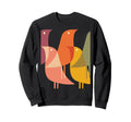 Bird Art Deco 60S Minimal Hippy Sweatshirt - Trendy Graphic Men Women - T-Shirt, Sweatshirt, Hoodie