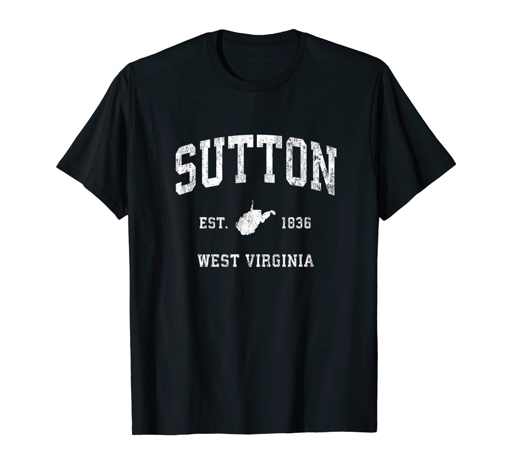 Sutton West Virginia Wv Athletic T-Shirt - Fun Novelty Design Men Women - T-Shirt, Sweatshirt, Hoodie