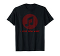 New Wave Music Red And Black Funny 70S T-Shirt - Graphic Print Men Women - T-Shirt, Sweatshirt, Hoodie