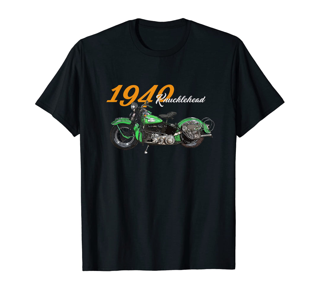 1940 Knucklehead Motorcycles Bikers T-Shirt - Aesthetic Graphic Unisex - T-Shirt, Sweatshirt, Hoodie