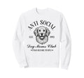 Antisocial Dog Moms Club Funny Mom Womens Sweatshirt - Graphic Print Unisex - T-Shirt, Sweatshirt, Hoodie