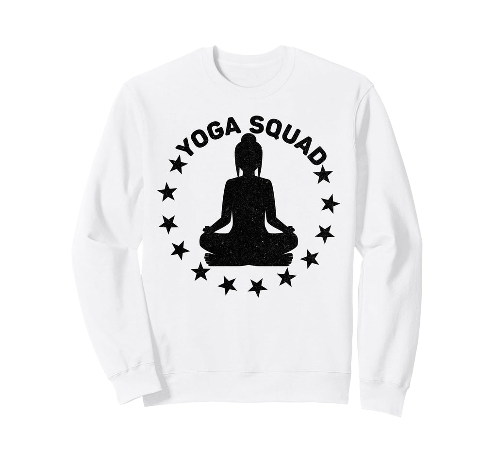 Yoga Squad Spiritual Meditation Pose Sweatshirt - Custom Art Print Unisex - T-Shirt, Sweatshirt, Hoodie