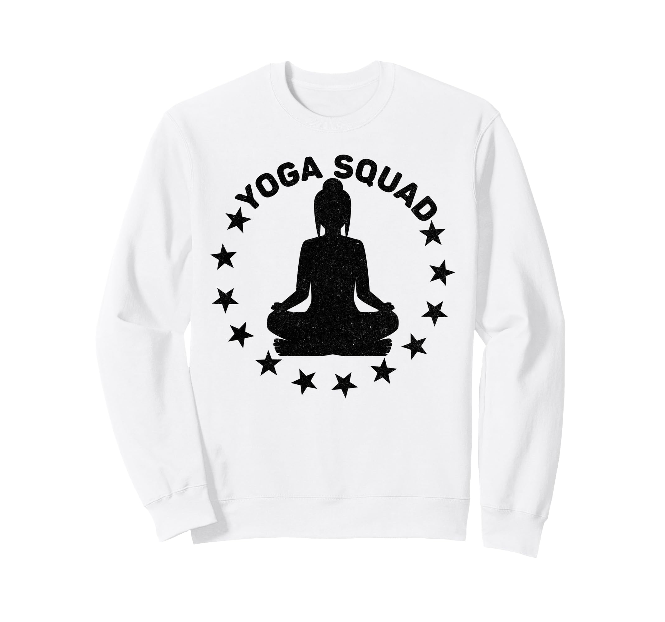 Yoga Squad Spiritual Meditation Pose Sweatshirt - Custom Art Print Unisex - T-Shirt, Sweatshirt, Hoodie