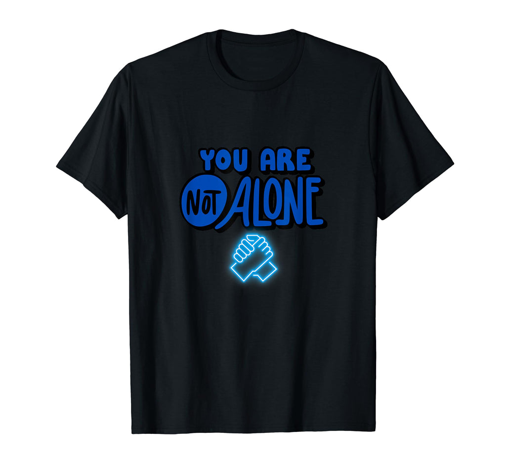 Dap Handshake You Are Not Alone Mens T-Shirt - Novelty Apparel Men Women - T-Shirt, Sweatshirt, Hoodie