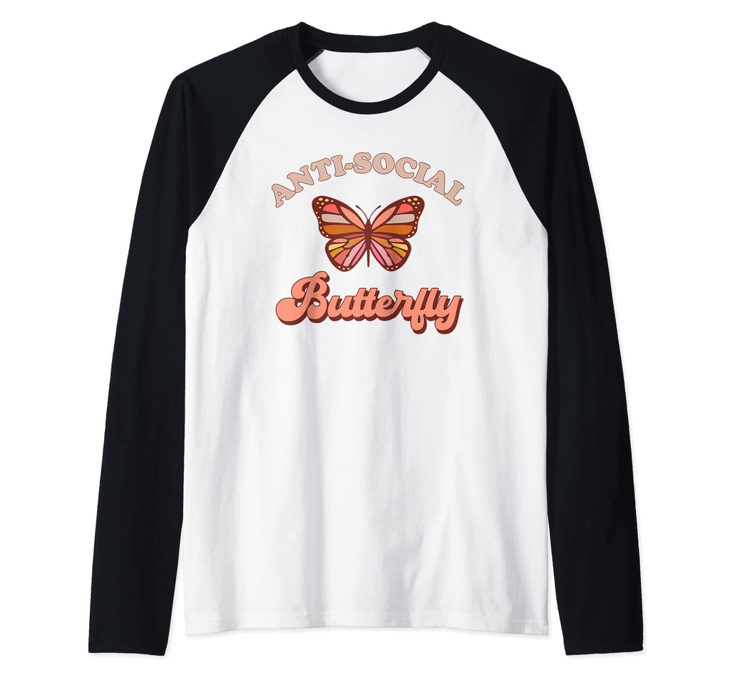 Sarcastic Antisocial Butterfly Anti Sweatshirt - Aesthetic Graphic Unisex - T-Shirt, Sweatshirt, Hoodie