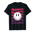 Therapist Counselor Aesthetic Wavy 90S T-Shirt - Custom Art Print Unisex - T-Shirt, Sweatshirt, Hoodie