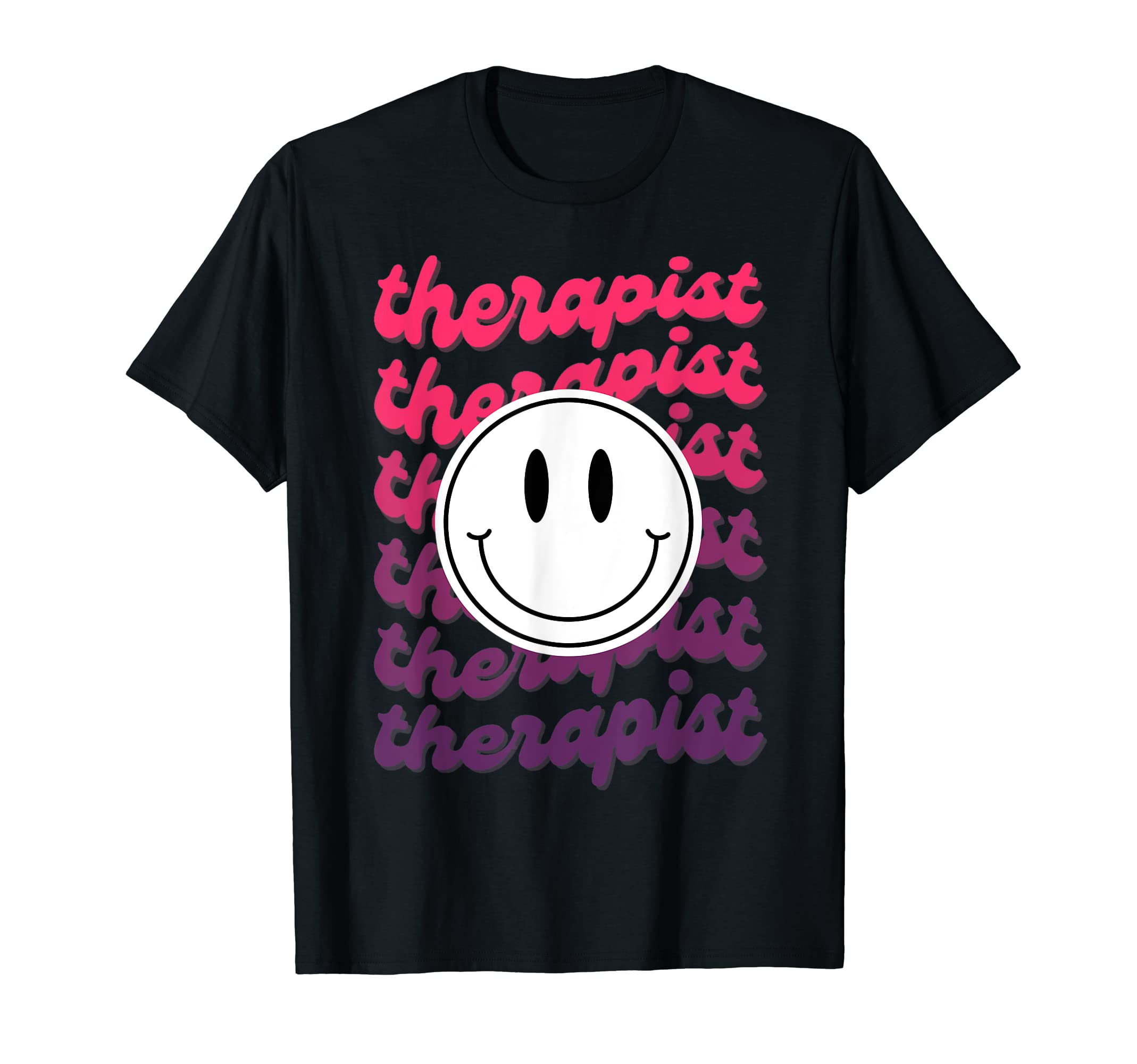 Therapist Counselor Aesthetic Wavy 90S T-Shirt - Custom Art Print Unisex - T-Shirt, Sweatshirt, Hoodie