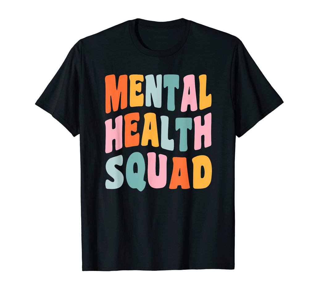 Mental Health Squad Mental Health T-Shirt - Minimalist Print Men Women - T-Shirt, Sweatshirt, Hoodie