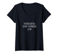 Introverted Over Thinkers Club V Neck T-Shirt - Trendy Graphic for Adults - T-Shirt, Sweatshirt, Hoodie