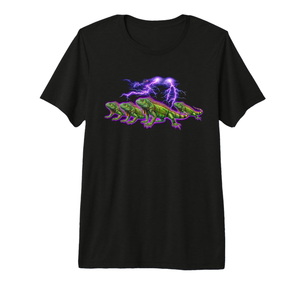 Iguana 90S Funny Iguana Lover 80S Tri T-Shirt - Graphic Print for Adults - T-Shirt, Sweatshirt, Hoodie